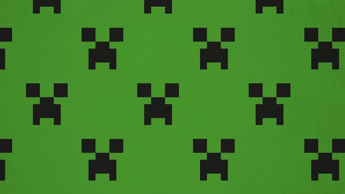 Minecraft fleece plaid