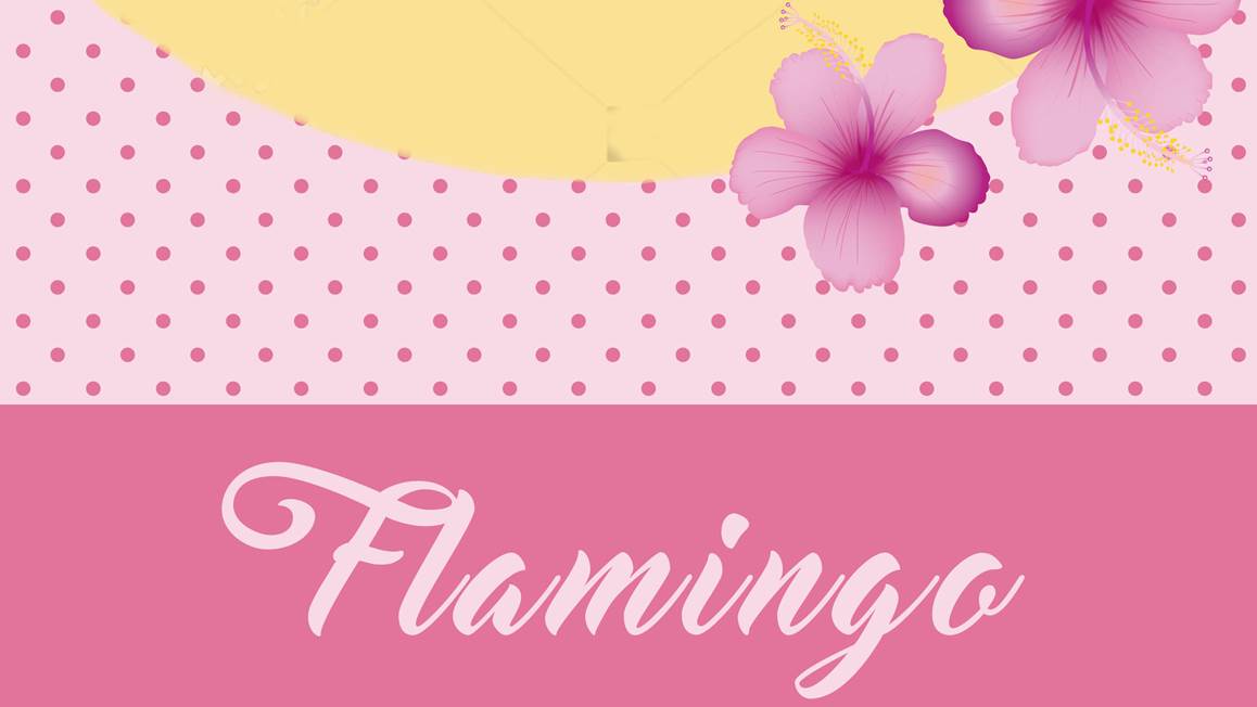 Flamingo strandlaken