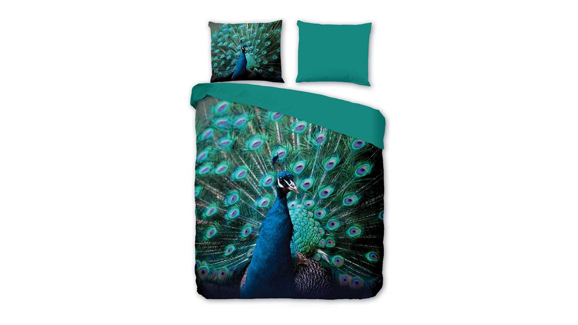 Pure Peacock dekbedovertrek