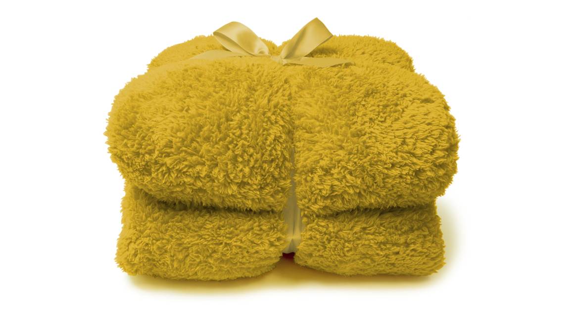 Unique Living Teddy fleece plaid