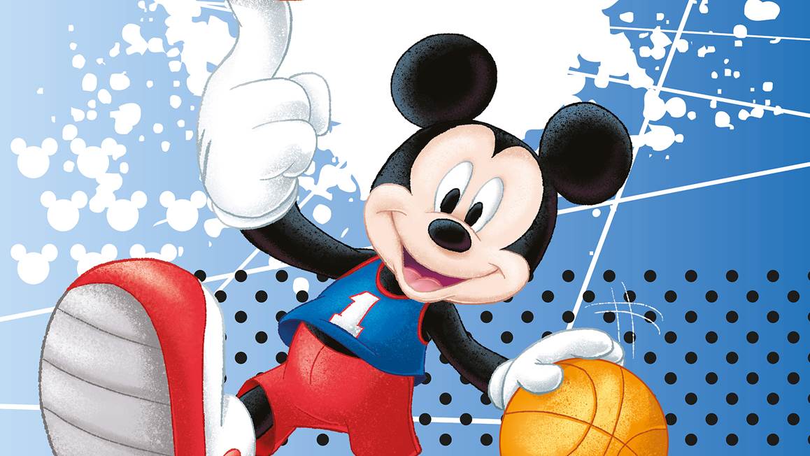 Disney Mickey fleece plaid