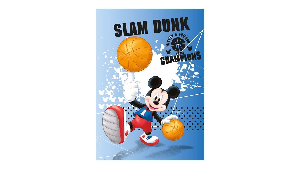 Disney Mickey fleece plaid