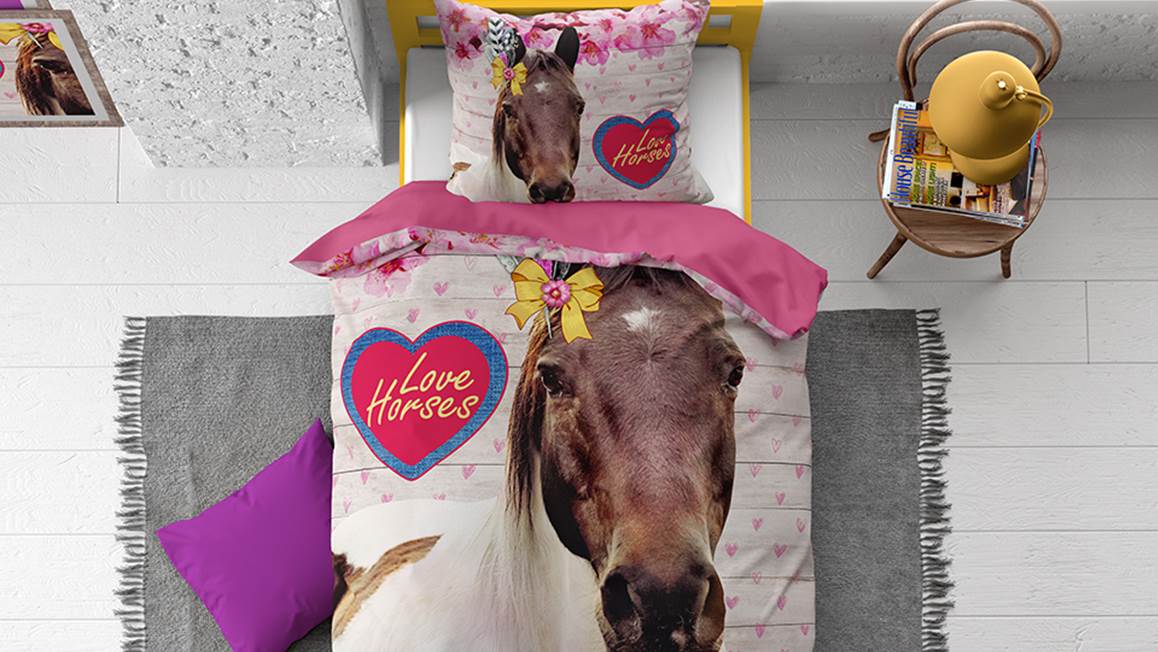 Dreamhouse Love Horse dekbedovertrek