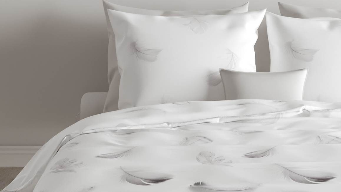 Zohome Feathers flanel dekbedovertrek