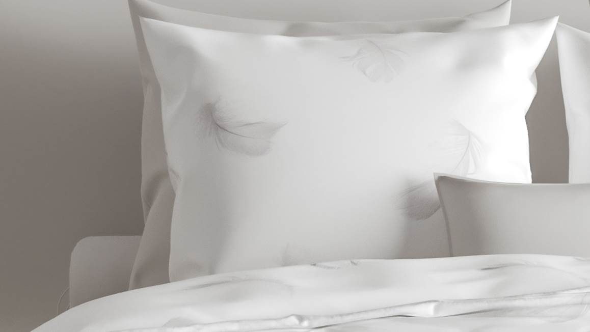 Zohome Feathers flanel dekbedovertrek