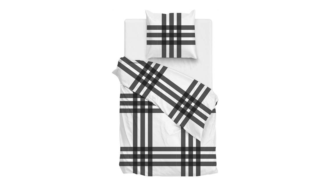 Zohome Square flanel dekbedovertrek