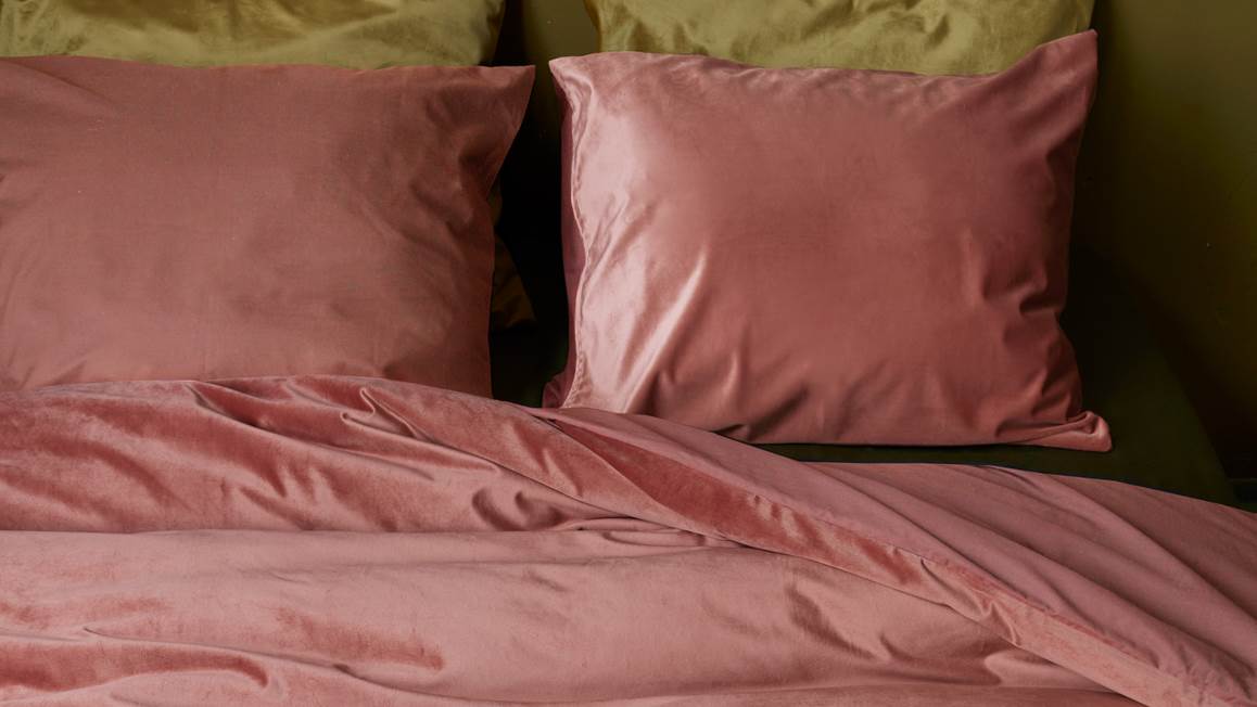 verband Spektakel Beroemdheid At Home Tender dekbedovertrek - Donker roze - Smulderstextiel.be