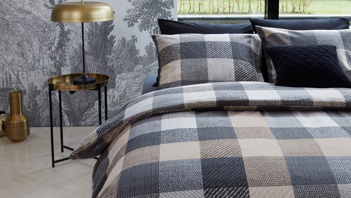 Beddinghouse Beckett flanel dekbedovertrek