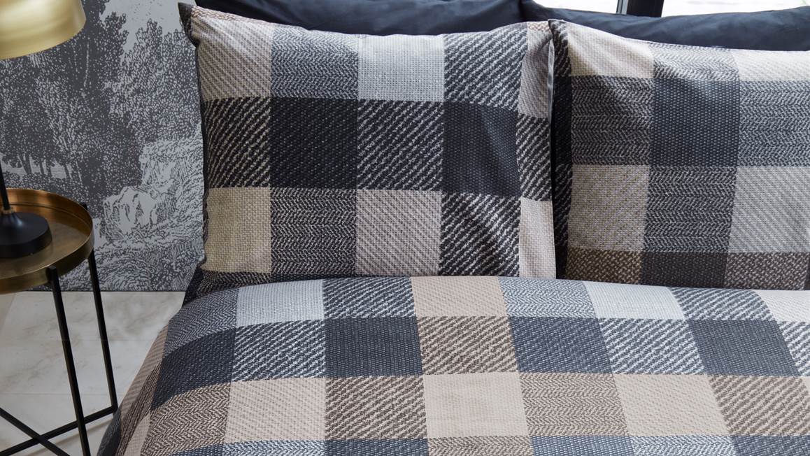 Beddinghouse Beckett flanel dekbedovertrek