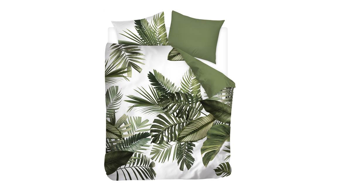 Snoozing Palm Leaves dekbedovertrek