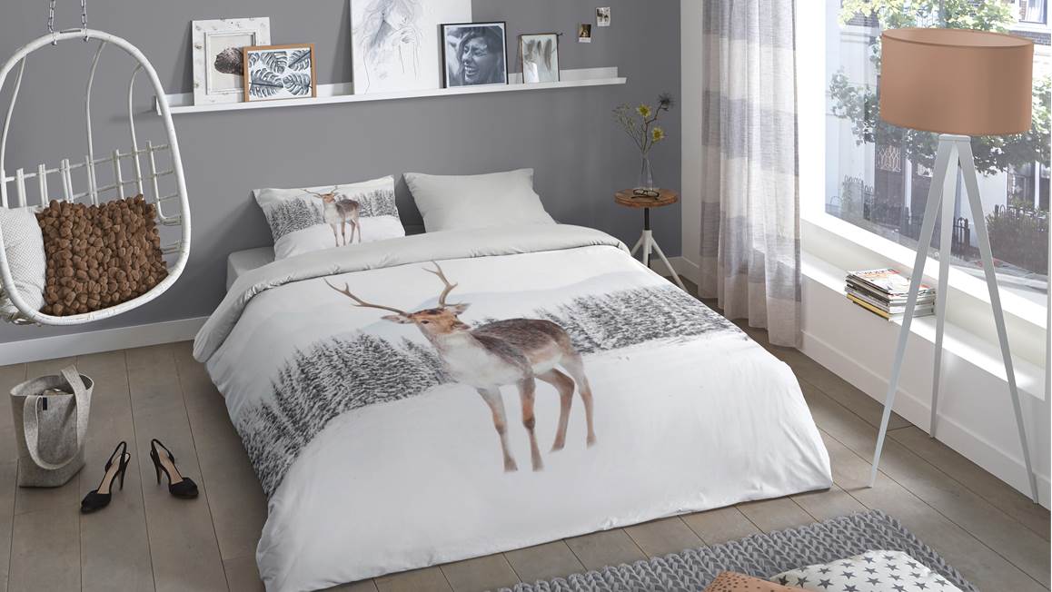 Good Morning Paola flanel dekbedovertrek