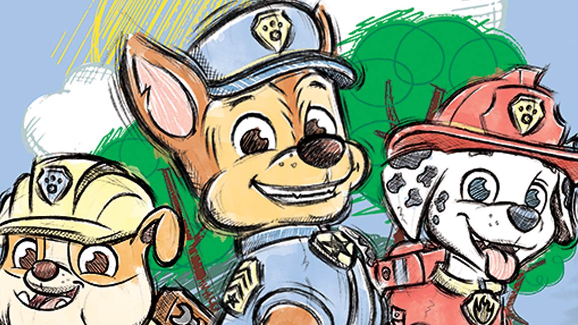 Paw Patrol dekbedovertrek