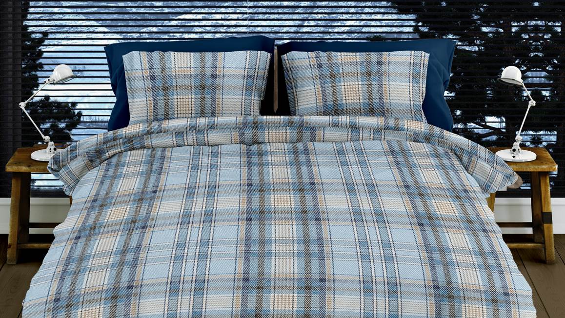 Romanette Badrutt flanel dekbedovertrek