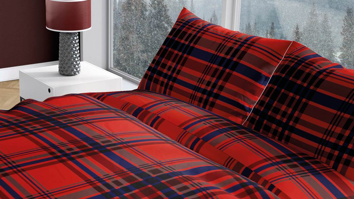 Romanette Flair flanel dekbedovertrek