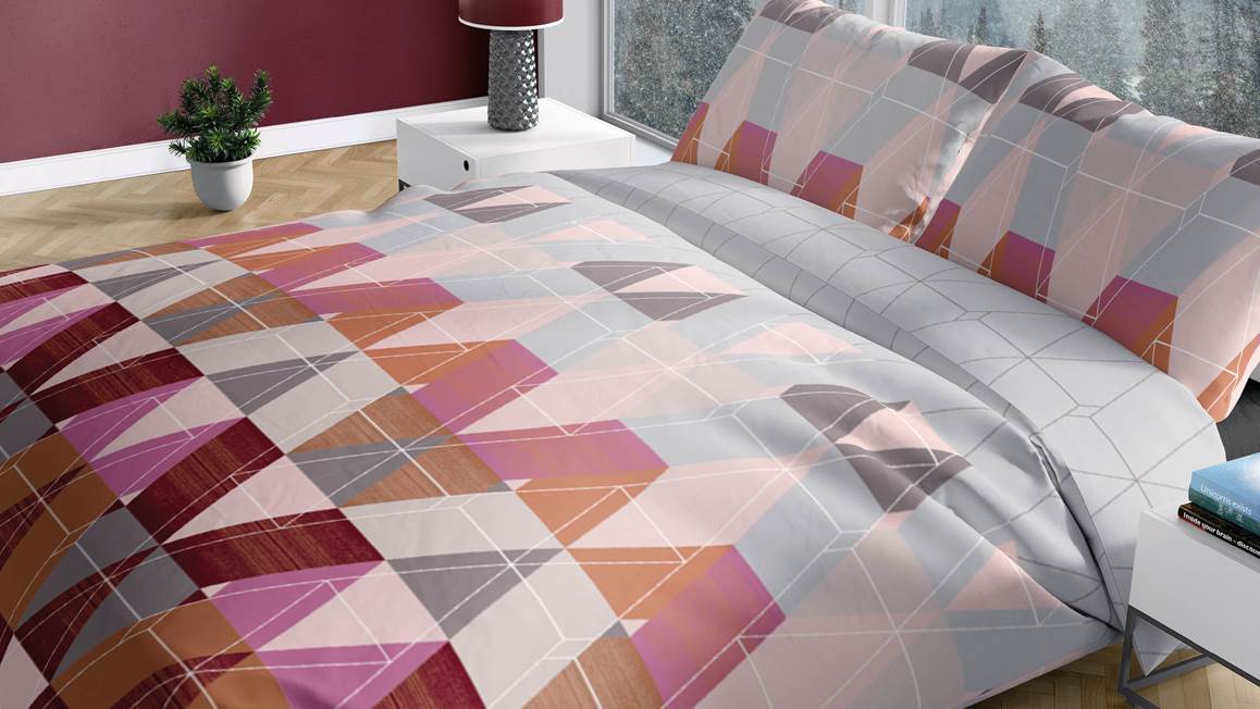 Romanette Piacenza flanel dekbedovertrek