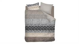 Snoozing Knitted Wool flanel dekbedovertrek
