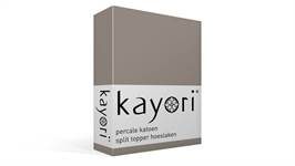 Kayori Shizu percale katoen split-topper hoeslaken