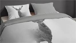 Pure Grey Deer dekbedovertrek