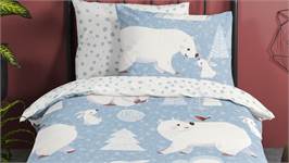 Good Morning Northpole flanel dekbedovertrek