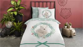 Good Morning Icebear flanel dekbedovertrek