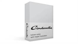Cinderella katoen-satijn split-topper hoeslaken