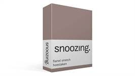 Snoozing stretch flanel hoeslaken