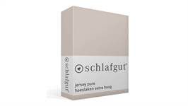 Schlafgut Jersey Pure hoeslaken extra hoog