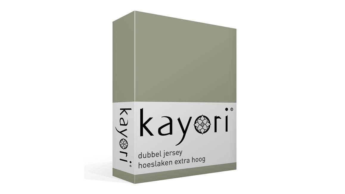 Kayori Saiko dubbel jersey hoeslaken extra hoog