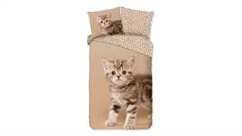 Good Morning Kitty flanel dekbedovertrek