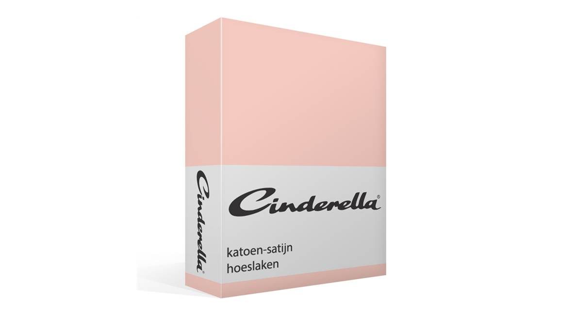 Cinderella katoen-satijn hoeslaken