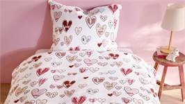 Beddinghouse Kids Sweethearts flanel dekbedovertrek