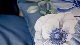 Snoozing Blue Garden dekbedovertrek