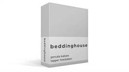Beddinghouse percale katoen topper hoeslaken