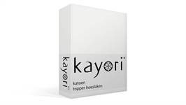 Kayori Kai katoen topper hoeslaken