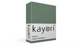 Kayori Kai katoen topper hoeslaken