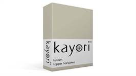 Kayori Kai katoen topper hoeslaken
