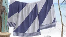 Seahorse Colorblock Stripe strandlaken