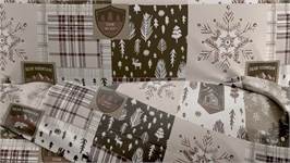 Romanette Andes flanel dekbedovertrek