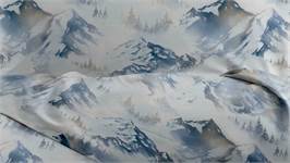 Romanette Peak Mountains flanel dekbedovertrek