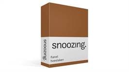 Snoozing flanel kinderhoeslaken