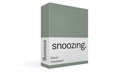 Snoozing flanel kinderhoeslaken