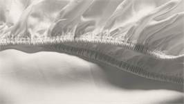 Snoozing katoen-satijn hoeslaken extra hoog