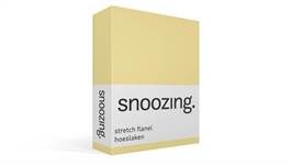Snoozing stretch flanel hoeslaken