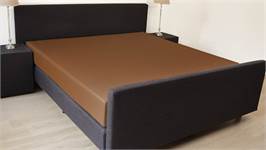 Snoozing katoen-satijn hoeslaken extra hoog