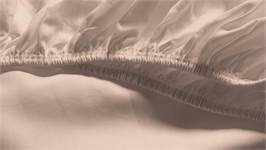 Snoozing katoen-satijn topper hoeslaken