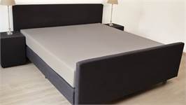 Snoozing katoen topper hoeslaken