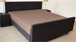 Snoozing percale katoen hoeslaken extra hoog