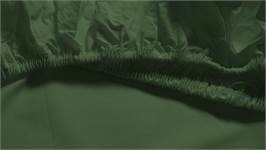 Snoozing percale katoen topper hoeslaken