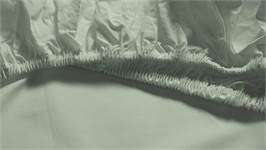 Snoozing percale katoen topper hoeslaken