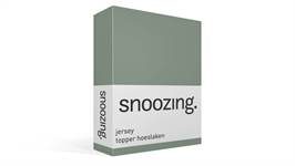 Snoozing jersey topper hoeslaken